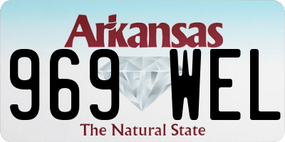AR license plate 969WEL