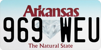 AR license plate 969WEU