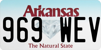 AR license plate 969WEV