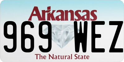 AR license plate 969WEZ