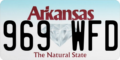 AR license plate 969WFD
