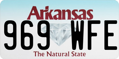 AR license plate 969WFE