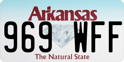 AR license plate 969WFF