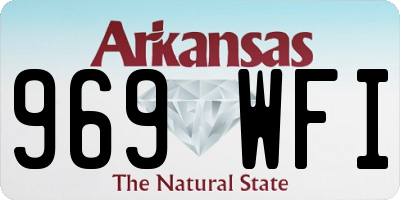 AR license plate 969WFI