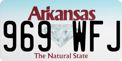 AR license plate 969WFJ