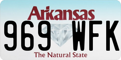 AR license plate 969WFK