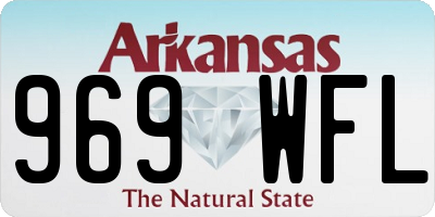 AR license plate 969WFL