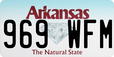 AR license plate 969WFM