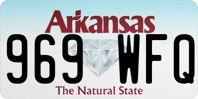 AR license plate 969WFQ