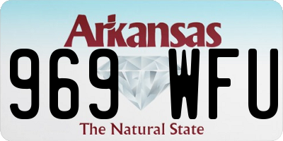 AR license plate 969WFU