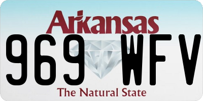 AR license plate 969WFV