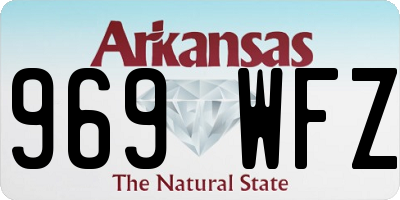 AR license plate 969WFZ