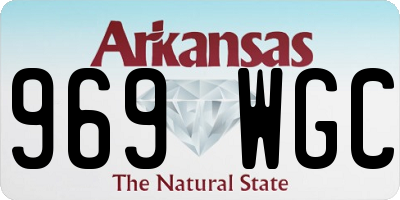 AR license plate 969WGC