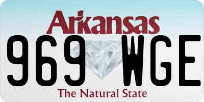 AR license plate 969WGE