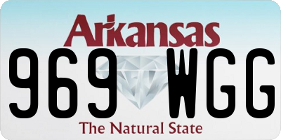 AR license plate 969WGG