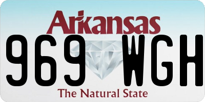 AR license plate 969WGH