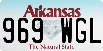 AR license plate 969WGL