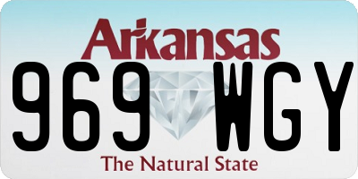 AR license plate 969WGY
