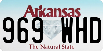 AR license plate 969WHD