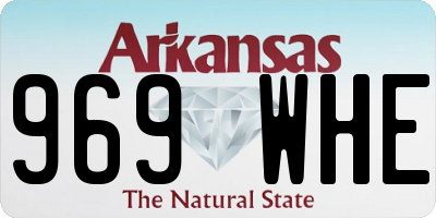 AR license plate 969WHE