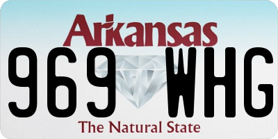 AR license plate 969WHG