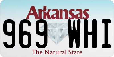 AR license plate 969WHI