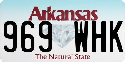 AR license plate 969WHK