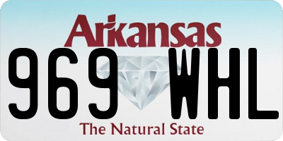 AR license plate 969WHL