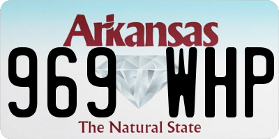 AR license plate 969WHP