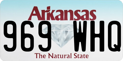 AR license plate 969WHQ