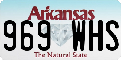 AR license plate 969WHS