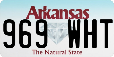 AR license plate 969WHT