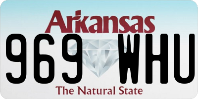AR license plate 969WHU