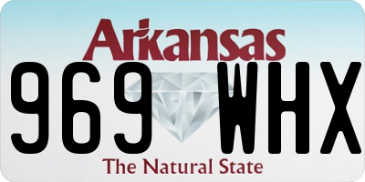 AR license plate 969WHX