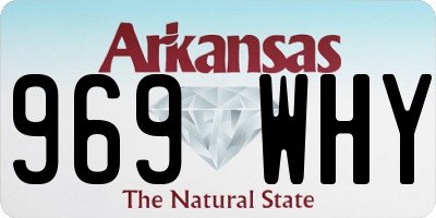 AR license plate 969WHY
