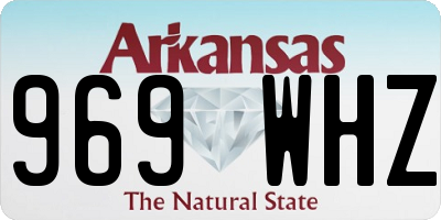 AR license plate 969WHZ