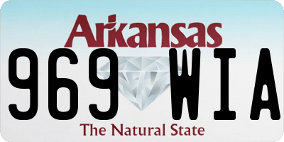 AR license plate 969WIA