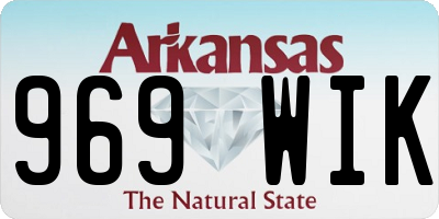 AR license plate 969WIK