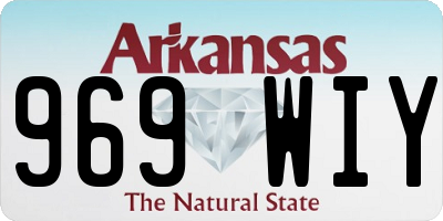 AR license plate 969WIY