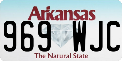 AR license plate 969WJC