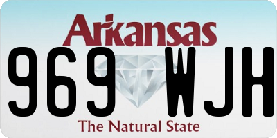 AR license plate 969WJH