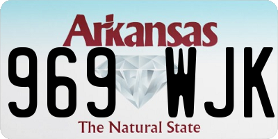 AR license plate 969WJK