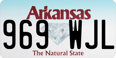 AR license plate 969WJL
