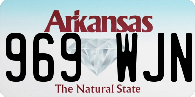 AR license plate 969WJN
