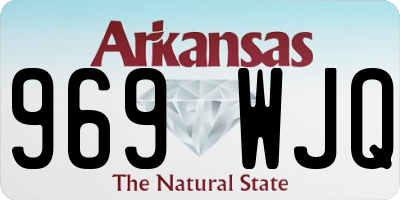 AR license plate 969WJQ