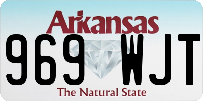 AR license plate 969WJT