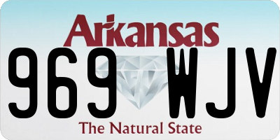 AR license plate 969WJV