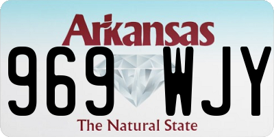 AR license plate 969WJY