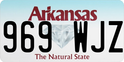 AR license plate 969WJZ
