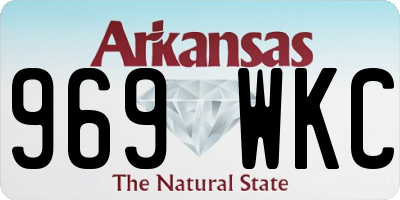 AR license plate 969WKC